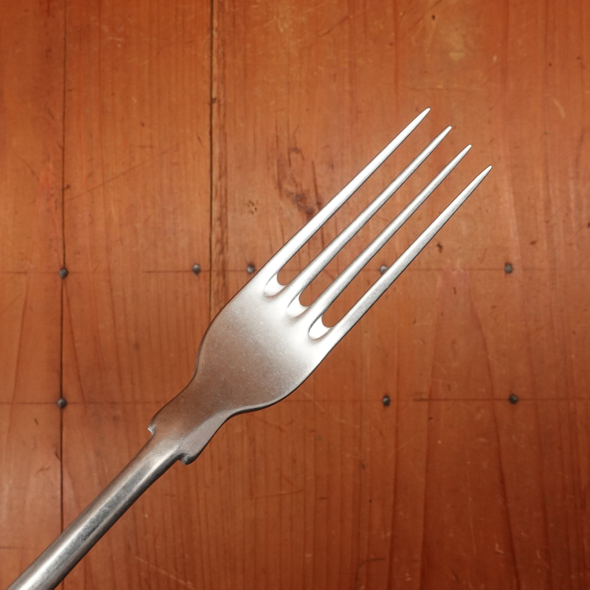 Old English Fiddle Table Fork Stainless Yorkshire Rose Tumbled Finish