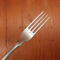 Old English Fiddle Table Fork Stainless Yorkshire Rose Tumbled Finish