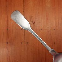 Old English Fiddle Dessert Spoon Stainless Yorkshire Rose Tumbled Finish