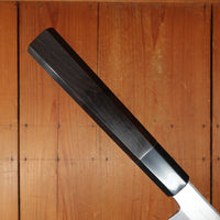 Hitohira Kikuchiyo Mosuke 300mm Kiritsuke Yanagi Stainless Clad Shirogami 3(Ginsanko) Ho/Horn with Saya