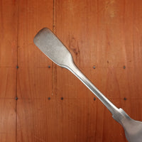 Old English Fiddle Dessert Fork Stainless Yorkshire Rose Tumbled Finish