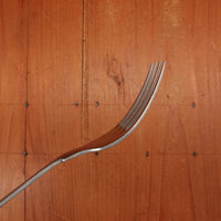 Old English Fiddle Dessert Fork Stainless Yorkshire Rose Tumbled Finish