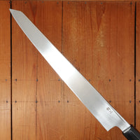 Hitohira Kikuchiyo Mosuke 300mm Kiritsuke Yanagi Stainless Clad Shirogami 3(Ginsanko) Ho/Horn with Saya