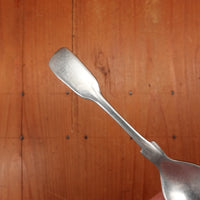 Old English Fiddle Coffee Spoon Stainless Yorkshire Rose Tumbled Finish