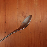 Old English Fiddle Coffee Spoon Stainless Yorkshire Rose Tumbled Finish
