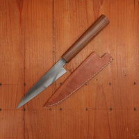 AZ Knives 145mm Petty UHB20C Honyaki Lapacho Handle with Leather Sheath No.1