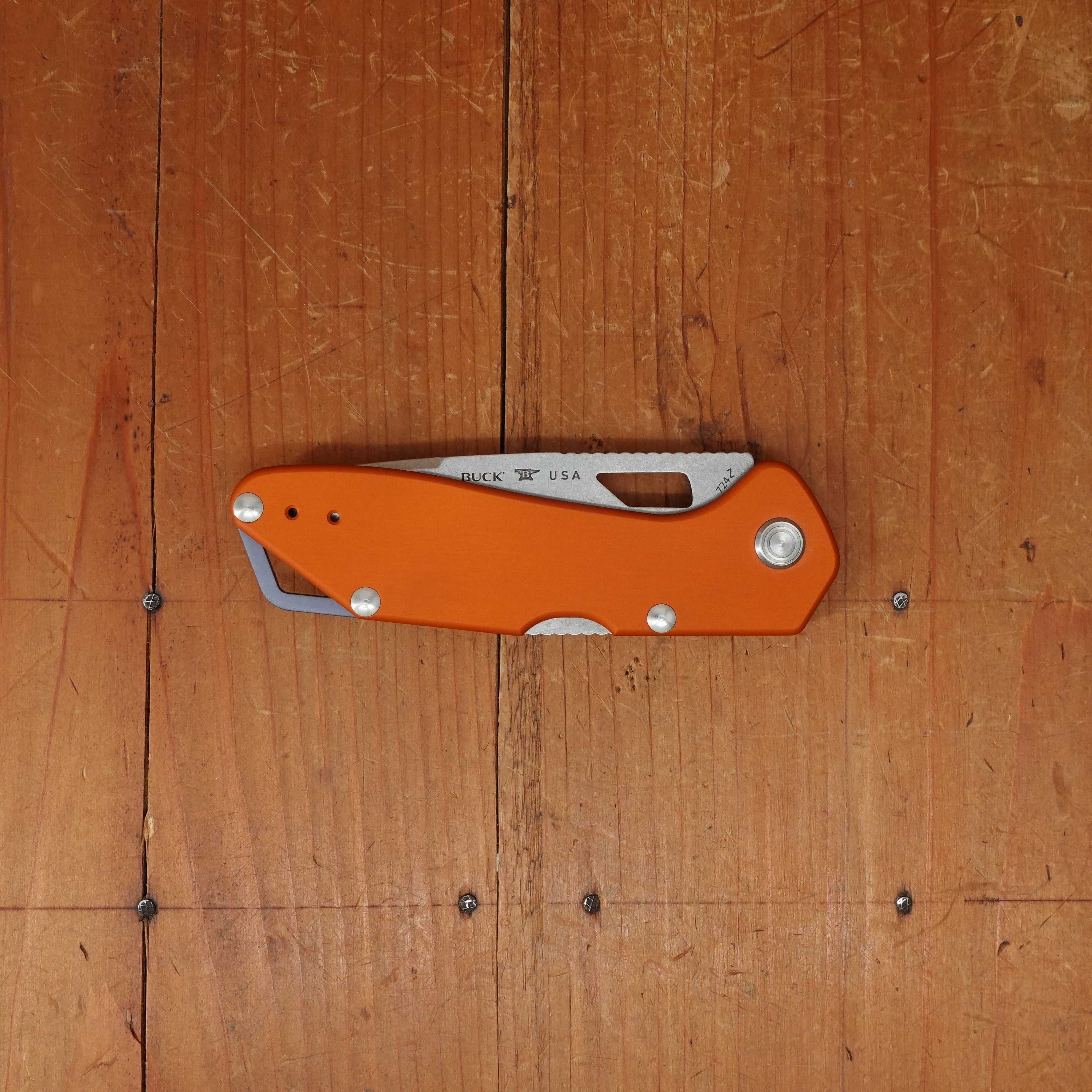 Buck Knives 724 Mustang - Orange – Bernal Cutlery