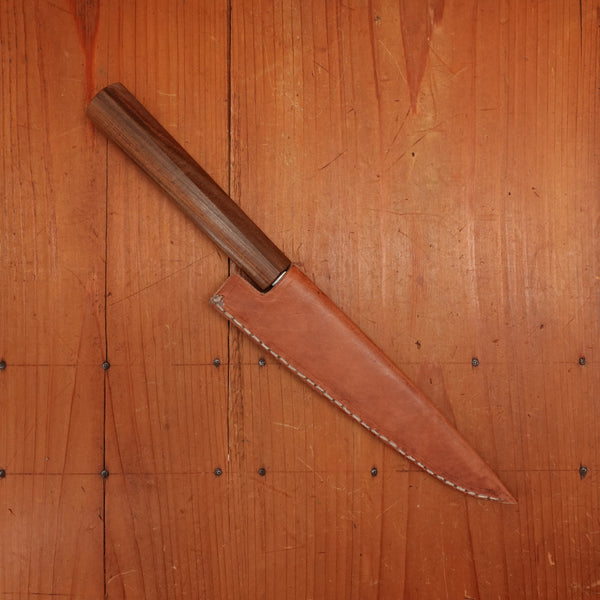AZ Knives 145mm Petty UHB20C Honyaki Lapacho Handle with Leather Sheath No.1