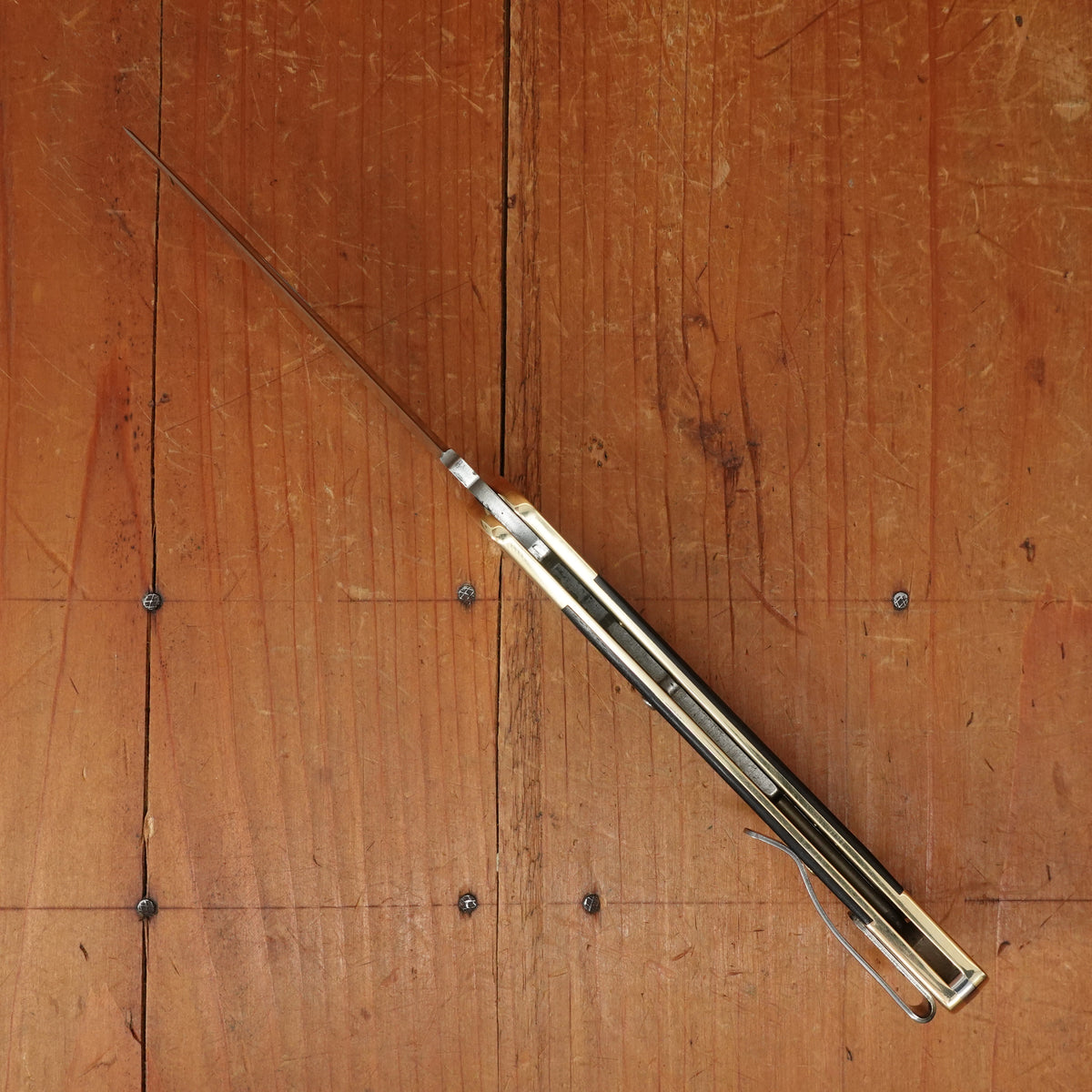 Buck Knives 110 Slim Heritage Elite - Brass