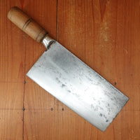 Ho Ching Kee Lee Chinese Cleaver Medium Weight Carbon Steel Hong Kong 1960s-90s