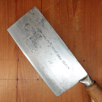 Ho Ching Kee Lee Chinese Cleaver Medium Weight Carbon Steel Hong Kong 1960s-90s