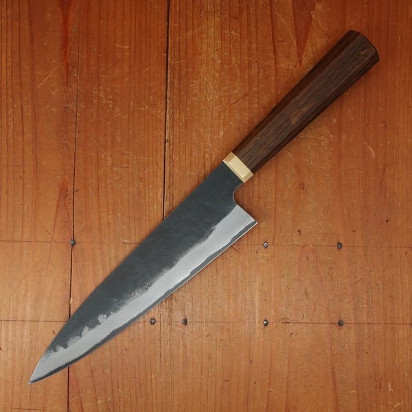 Blenheim Forge x Bernal Cutlery 200mm Gyuto Stainless Clad Aogami Super Oak & Brass