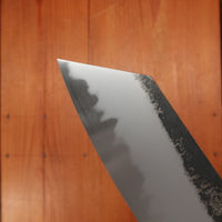 Hado Sumi 135mm Ko-Bunka Shirogami 2 Kurouchi Finish Burnt Oak