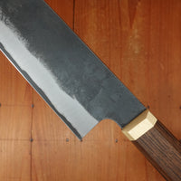 Blenheim Forge x Bernal Cutlery 200mm Gyuto Stainless Clad Aogami Super Oak & Brass