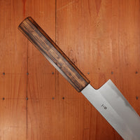 BC Exclusive - Hado 180mm Kiritsuke Santoku Iron Clad Shirogami 2 Urushi Oak