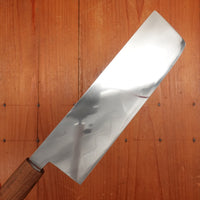 AZ Knives 180mm Nakiri UHB20C Honyaki Lapacho Handle with Leather Sheath
