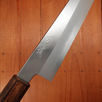 BC Exclusive - Hado 180mm Kiritsuke Santoku Iron Clad Shirogami 2 Urushi Oak