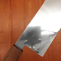 AZ Knives 180mm Nakiri UHB20C Honyaki Lapacho Handle with Leather Sheath