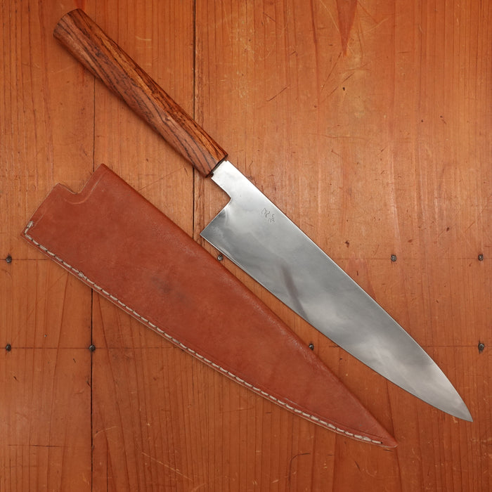 AZ Knives 210mm Gyuto UHB20C Honyaki Urunday Handle with Leather Sheath No. 4