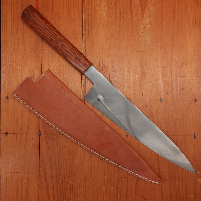 AZ Knives 210mm Gyuto UHB20C Honyaki Urunday Handle with Leather Sheath No. 3
