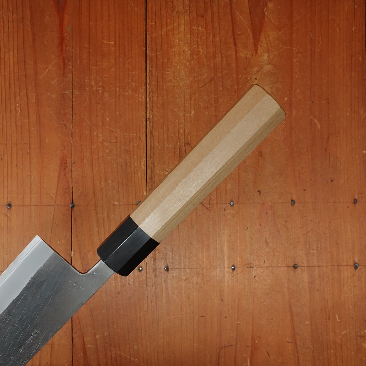 Hitohira TD 240mm Gyuto Stainless Clad Aogami 2 Kurouchi Ho Wood