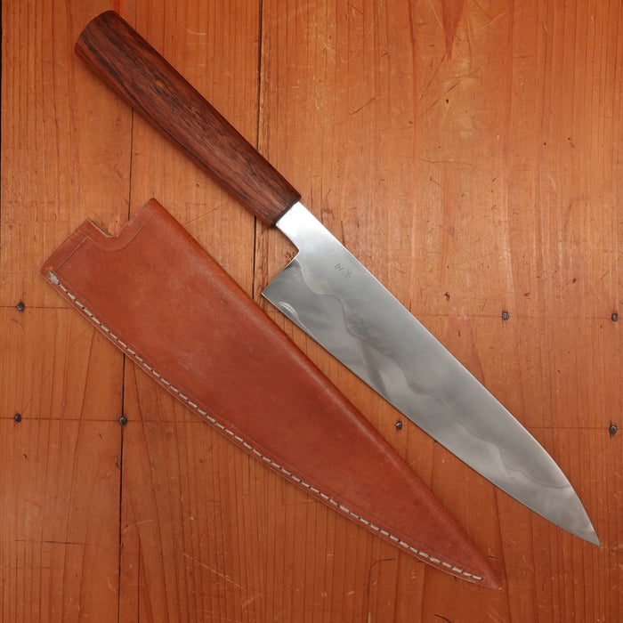 AZ Knives 210mm Gyuto UHB20C Honyaki Urunday Handle with Leather Sheath No. 2