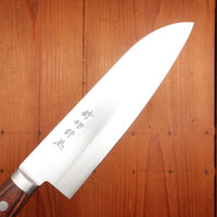 Hitohira Imojiya MZ 165mm Santoku VG-1 Imitation Mahogany Handle