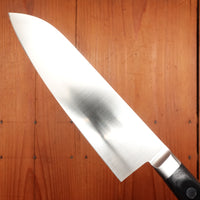 Morihei Hisamoto 165mm Santoku Stainless Pakka Handle Natural Stone Finish