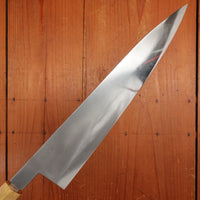 AZ Knives 240mm Gyuto UHB20C Honyaki Lapacho Handle with Leather Sheath