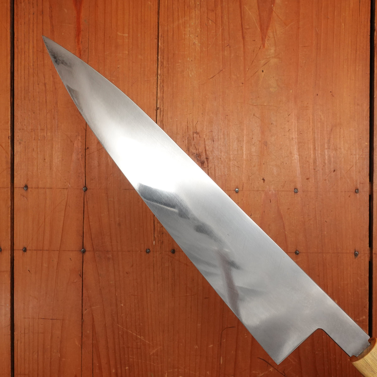 AZ Knives 240mm Gyuto UHB20C Honyaki Lapacho Handle with Leather Sheath