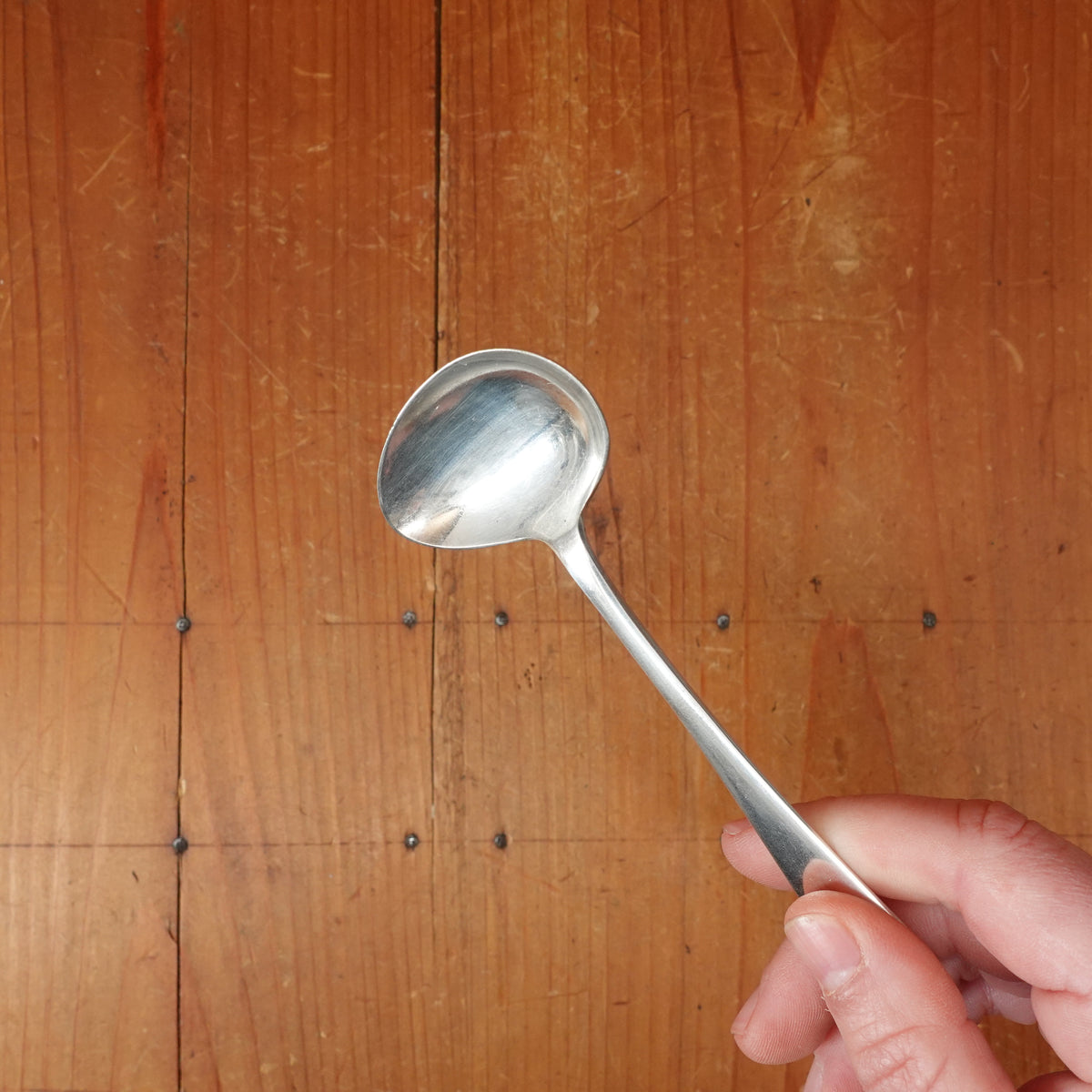 Baby Feeding Utensil Set Pusher & Spoon EPNS Silver Plated Nickel Silver Sheffield