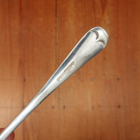 Baby Feeding Utensil Set Pusher & Spoon EPNS Silver Plated Nickel Silver Sheffield