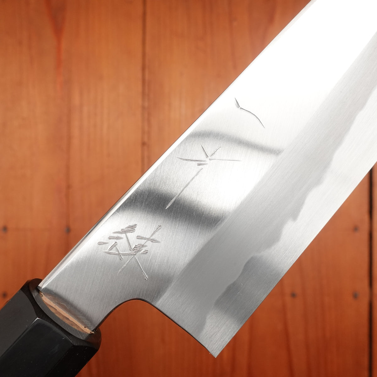 Hitohira Kikuchiyo Ren 180mm Santoku Aogami 2 Ho Wood