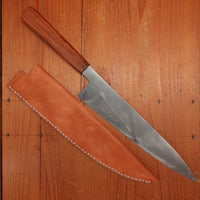 AZ Knives 240mm Gyuto UHB20C Honyaki Urunday Handle with Leather Sheath