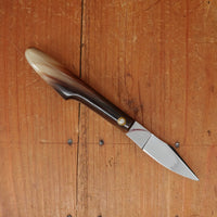 95mm Capuchin Friction Folder Stainless & Horn