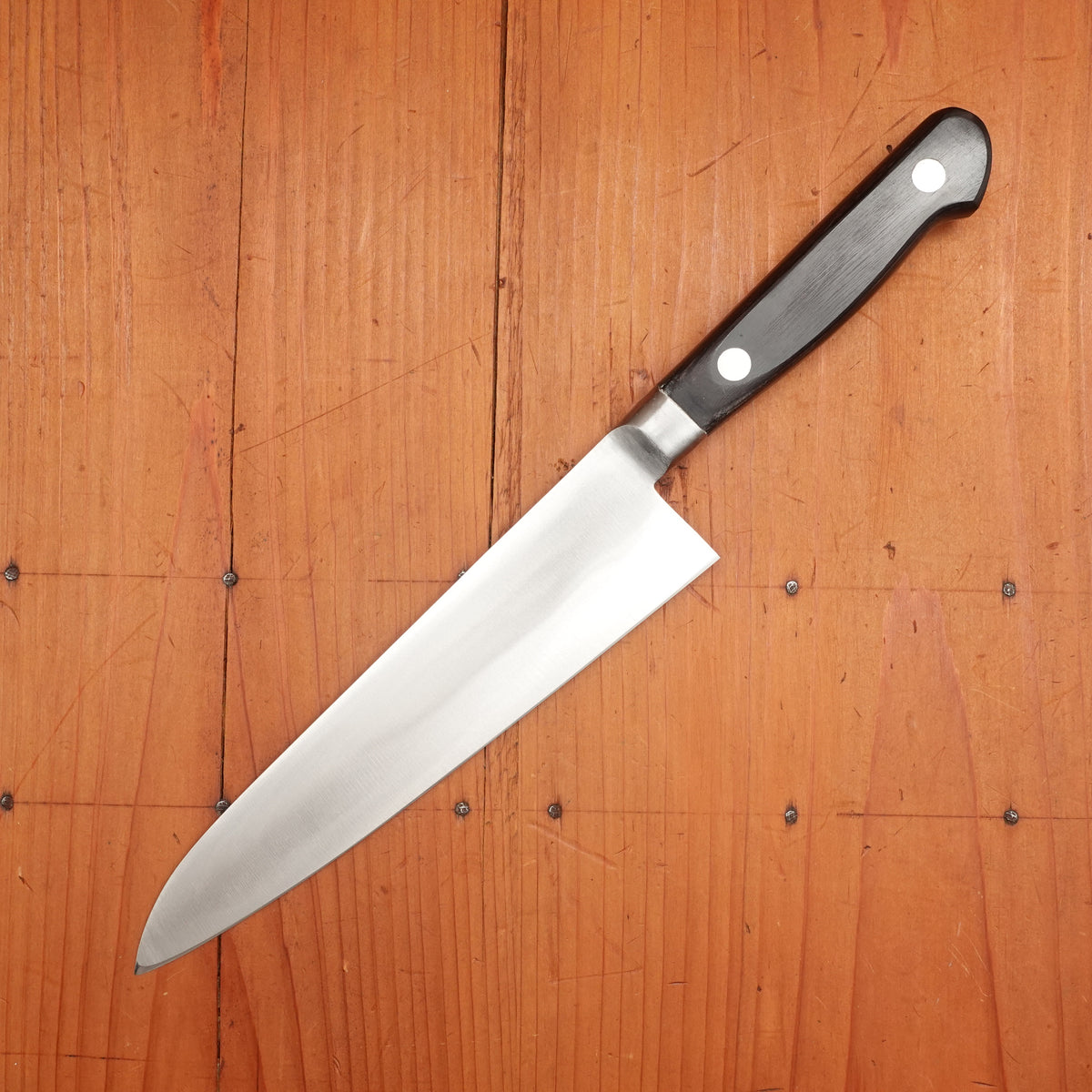 Morihei Hisamoto Hagane 180mm Gyuto Carbon Steel Pakka Handle