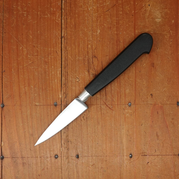 New Old Stock 2.75" Paring Knife Stainless Nogent / Cuisine Massif Aluminum & Plastic Handle Thiers 1960s-70s