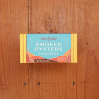 Ekone Oyster Co. Lemon Pepper Smoked Oysters - 3oz