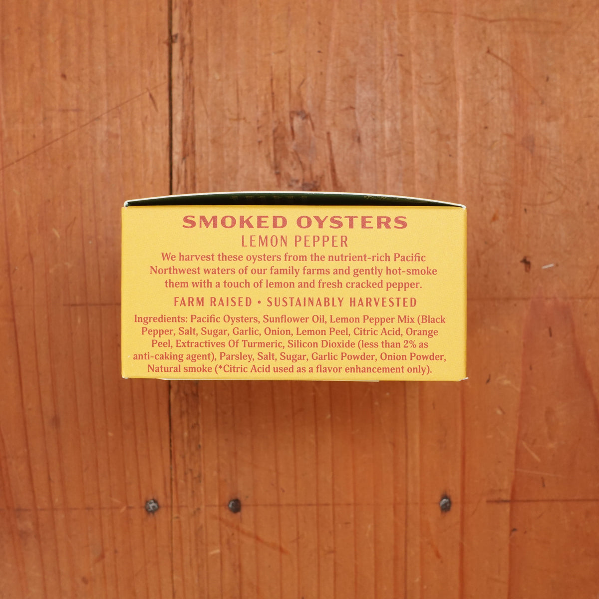 Ekone Oyster Co. Lemon Pepper Smoked Oysters - 3oz