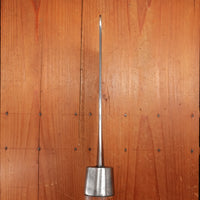 W M Beatty 7" Cleaver Hand Forged Carbon Steel Turned Handle Chester PA USA 1880s-1900