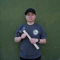 Mizuno Satsuma Hand Axe Straight Kanto Oak Handle