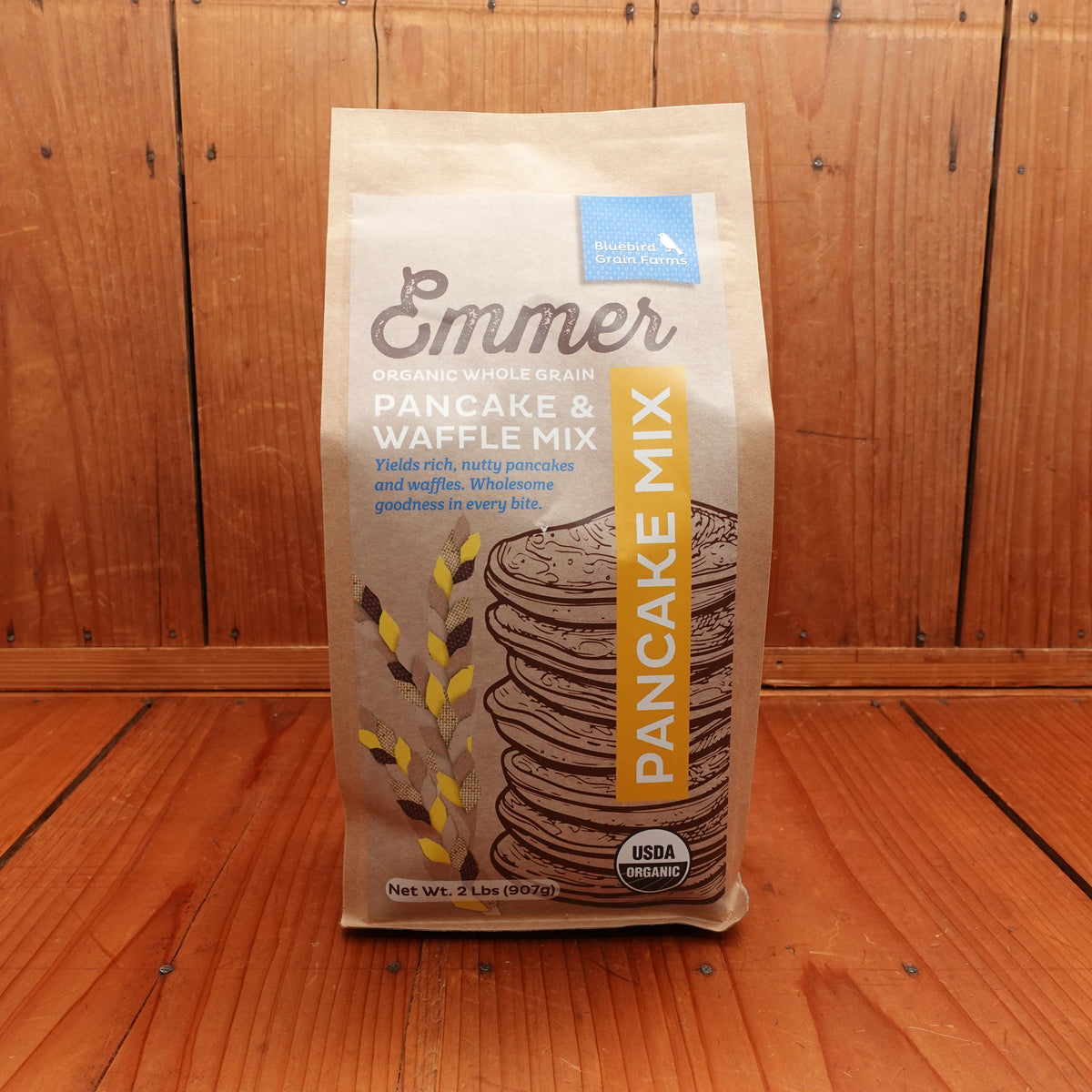 Blue Bird Grain Farms Organic Whole Grain Emmer Pancake and Waffle Mix - 2lb