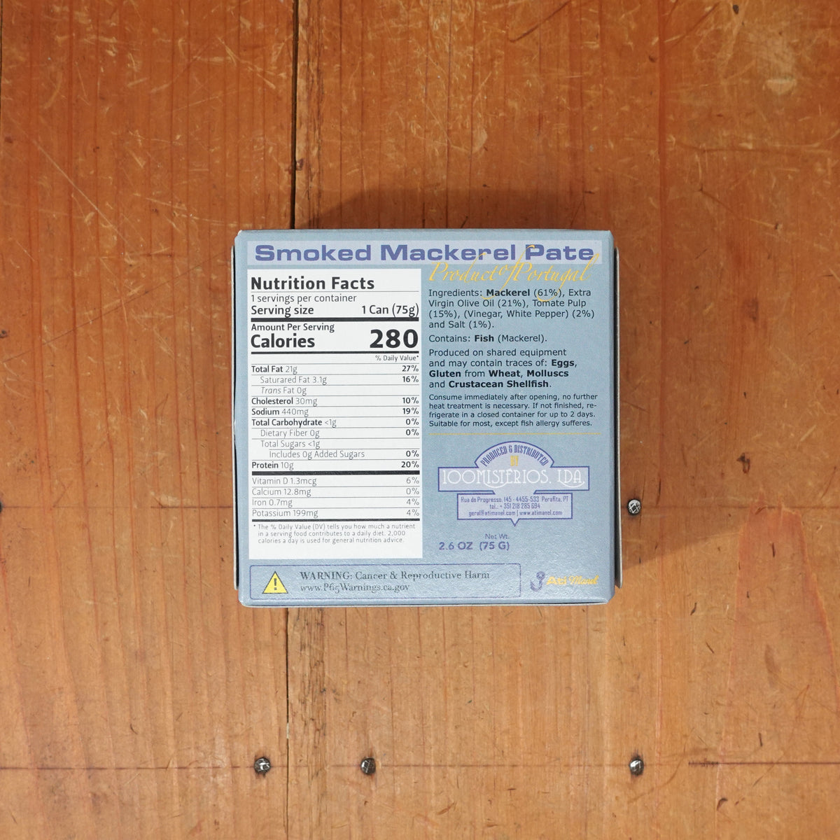 Ati Manel Smoked Mackerel Pate - 75g