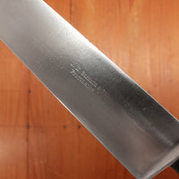 J.M. Schmid & Son 8.5" Carving Knife Carbon Steel & Ebony USA 1880s-1920?
