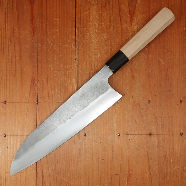 Sakai Kikumori 240mm Gyuto Stainless Clad Aogami 2 Nashiji