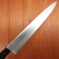 J.M. Schmid & Son 8.5" Carving Knife Carbon Steel & Ebony USA 1880s-1920?