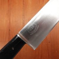 J.M. Schmid & Son 8.5" Carving Knife Carbon Steel & Ebony USA 1880s-1920?