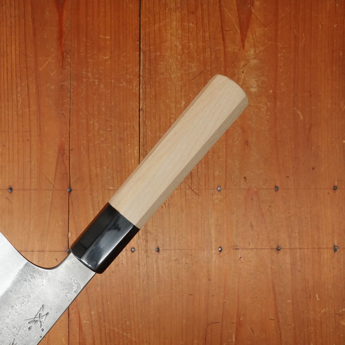 Sakai Kikumori 240mm Gyuto Stainless Clad Aogami 2 Nashiji