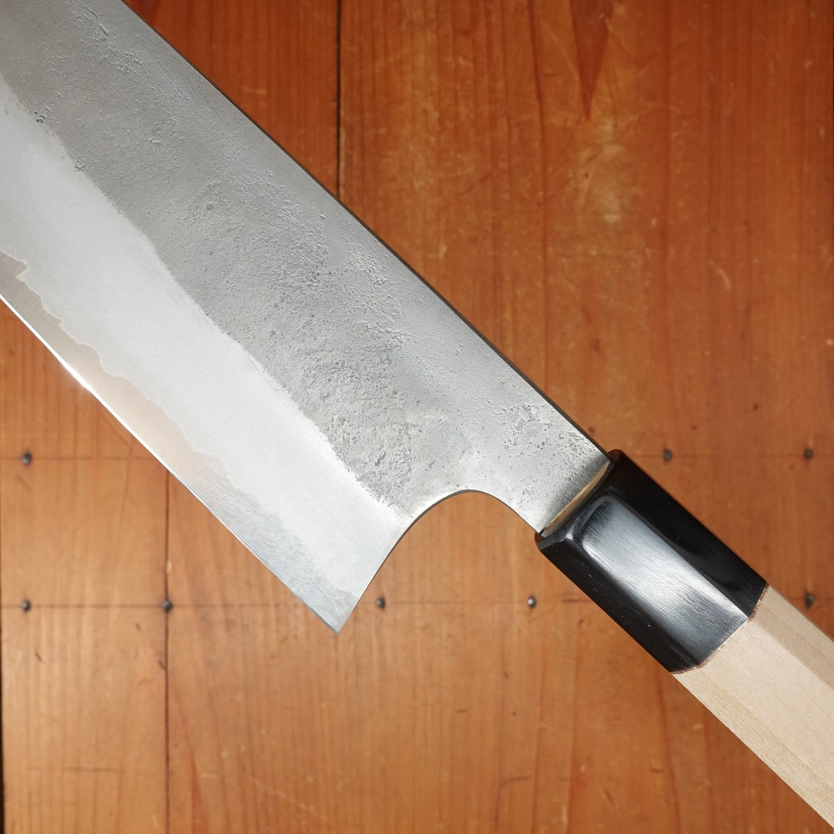 Sakai Kikumori 240mm Gyuto Stainless Clad Aogami 2 Nashiji