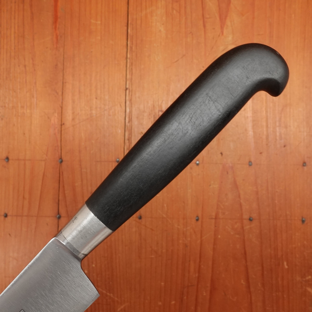 Vintage MAC 9.5" Slicer Carbon Steel Ebony Eskilstuna, Sweden 1950-60